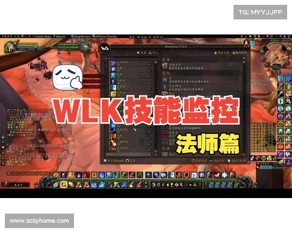 魔兽世界法师技能展示：强力法术释放